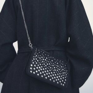 Zara studded cross body bag you can’t miss